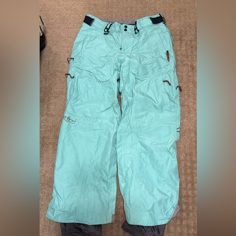 Bonfire women’s snowboard pants mint medium